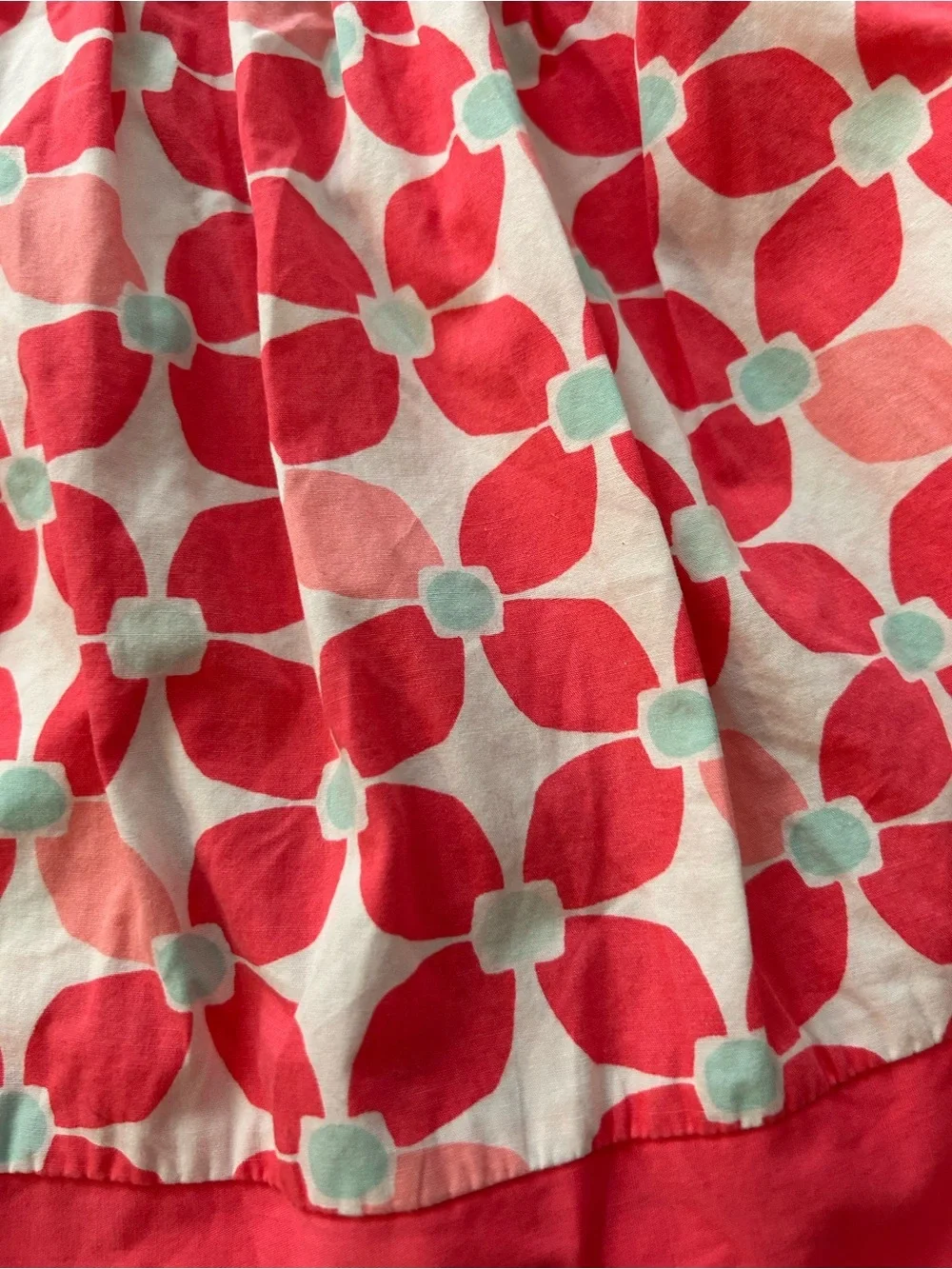 Gymboree Pink and Mint Geometric 100% Cotton Dress. Size 4
